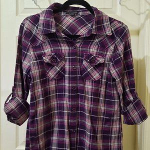 Purple Flannel Shirt